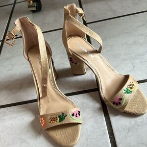 Fruit 🍉 embellished heels